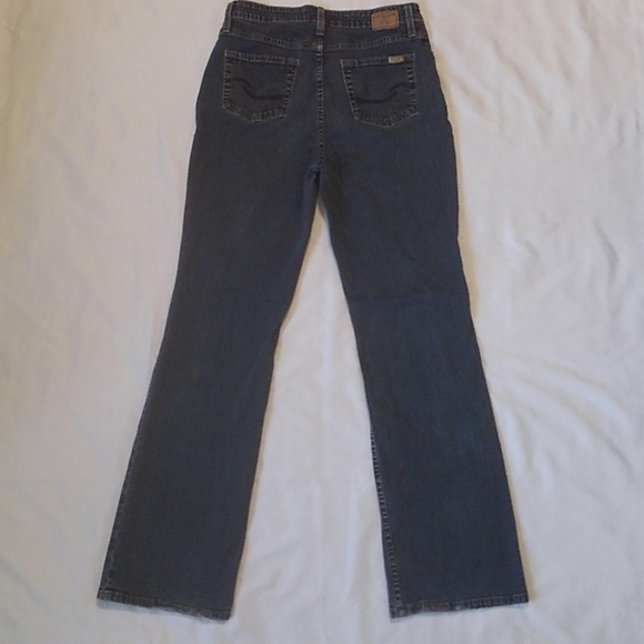 Levi Strauss Signature Bootcut Denim Blue Jeans 12 - Picture 7 of 8